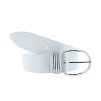 Lisa | Lederen dames riem 4cm | Wit
