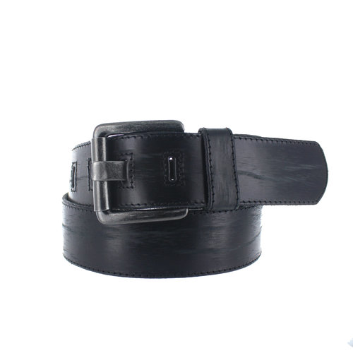  JOB86 Stefano | Vintage  jeans riem | Zwart 