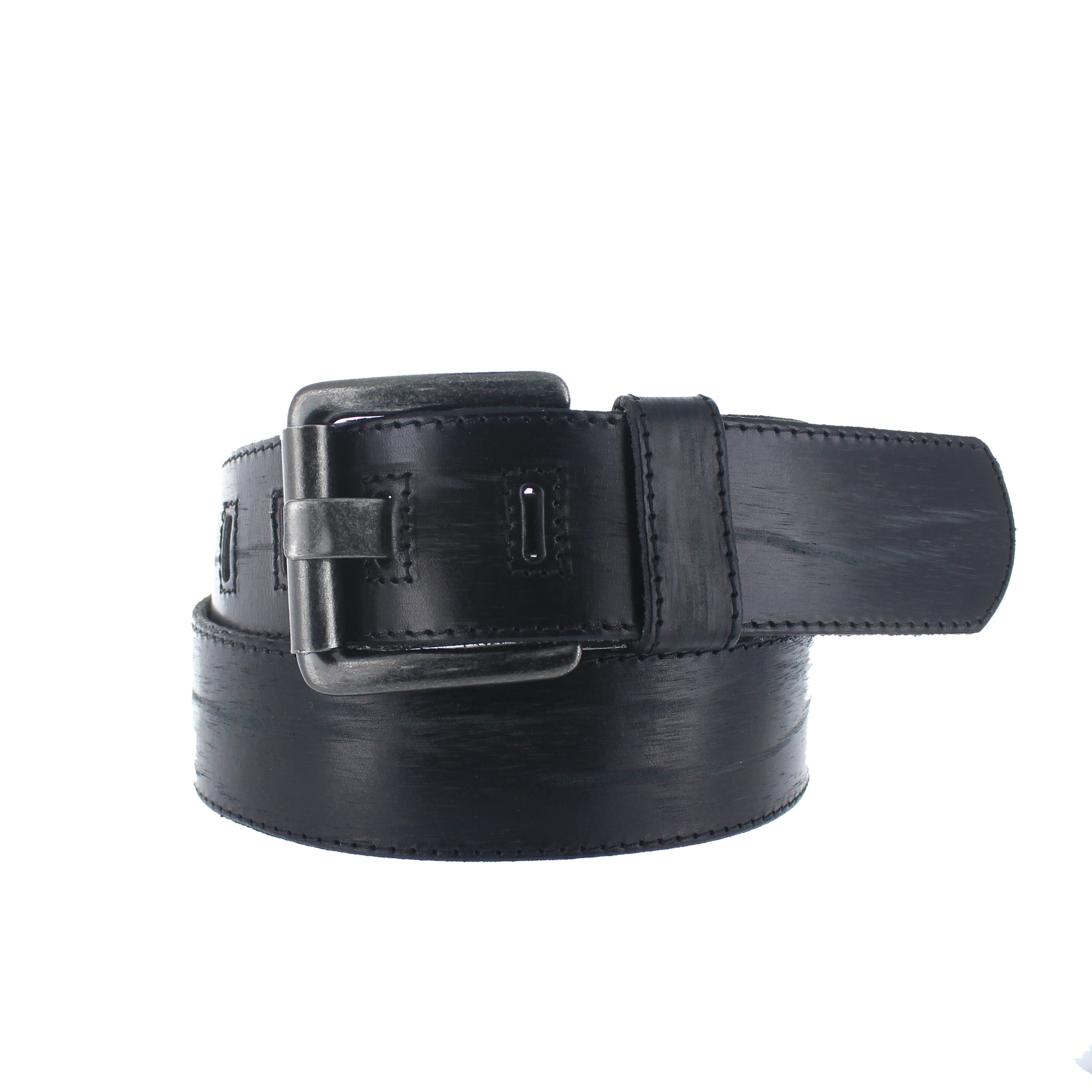 JOB86 Stefano | Vintage jeansriem 4,5cm | Zwart