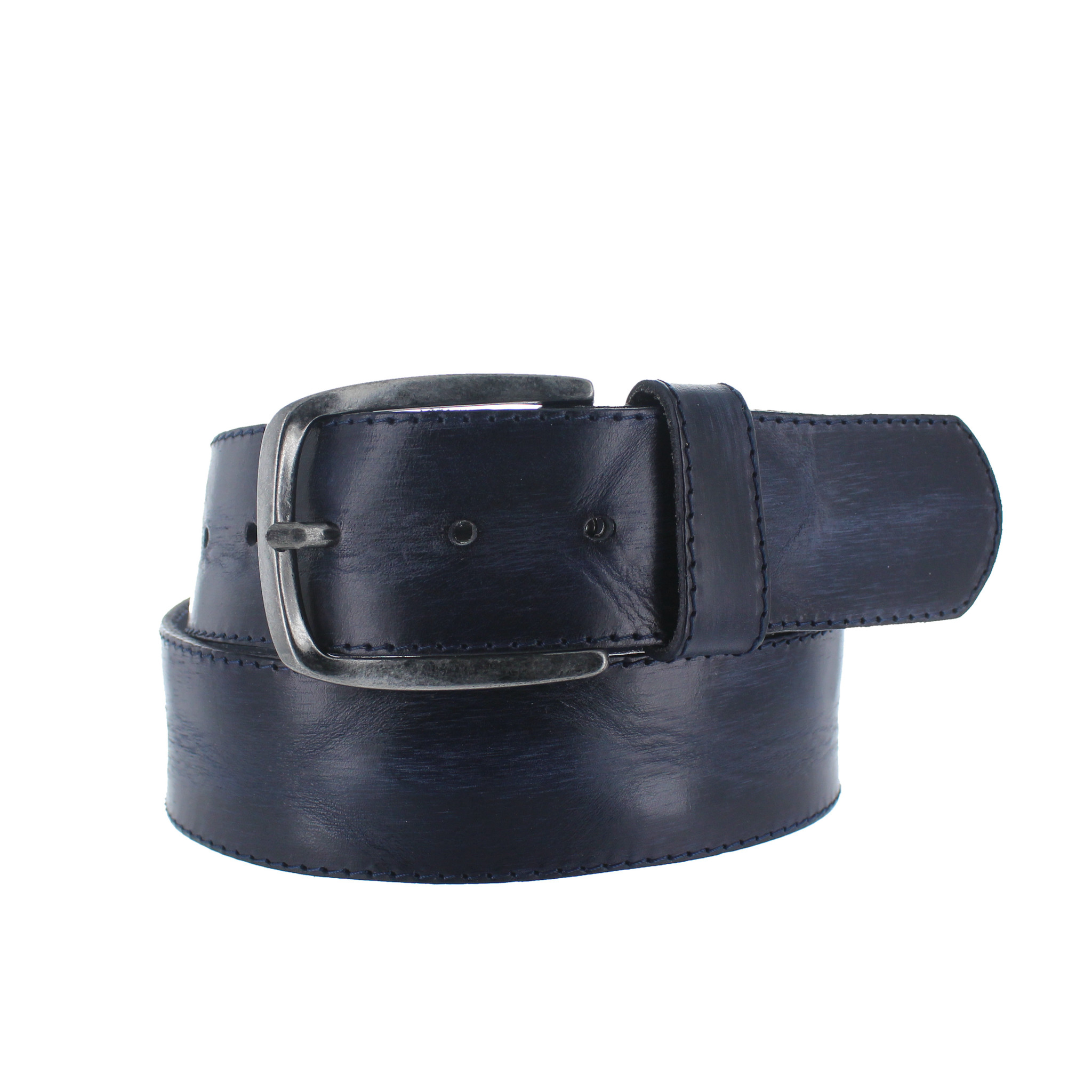 JOB86 Pedro | Stoere jeansriem 4,5cm | Donkerblauw