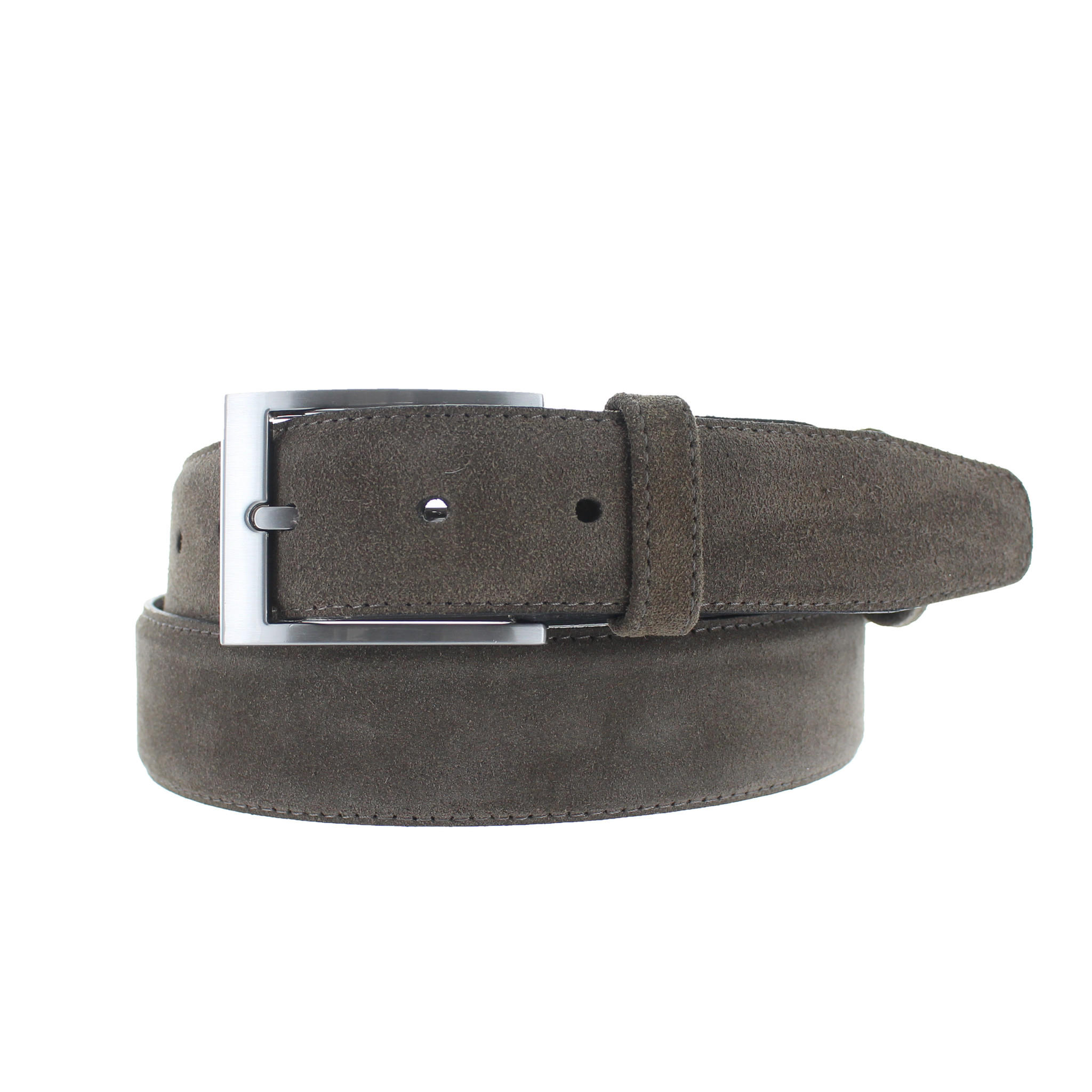 BRADBURY Giorgio | Classic suede riem 3,5cm | Taupe
