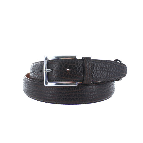  JOB86 Originele Bison riem 3,5cm | Bruin 