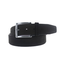 Hugo | Suède herenriem 4cm | Donkerbruin