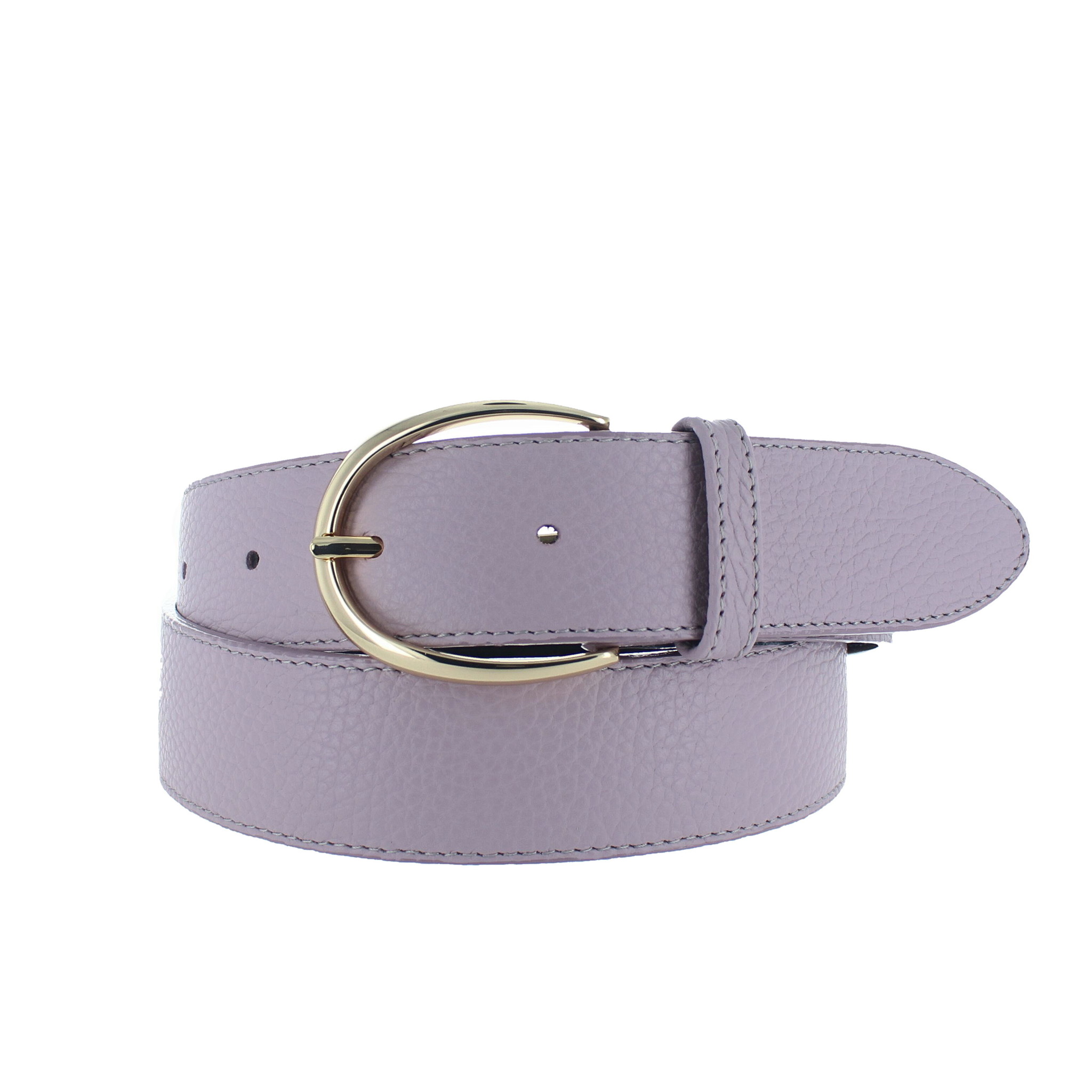 H.A.N Charlotte | Lederen damesriem 4cm | Lila