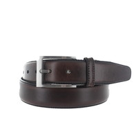 Giulio | Classic leren riem 3,5cm | Donkerbruin