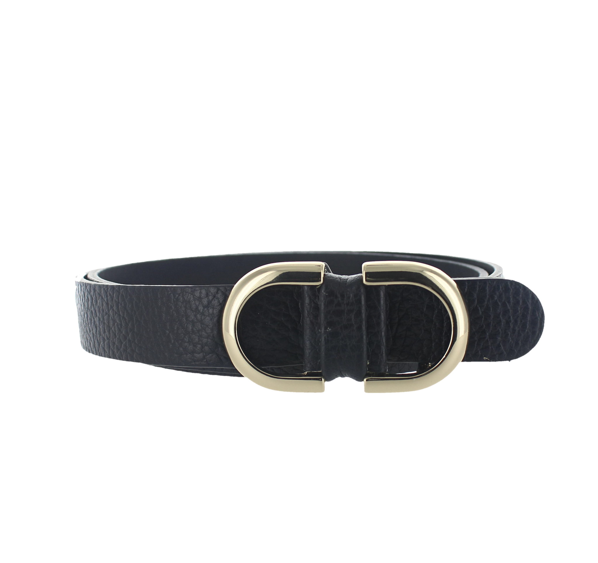 H.A.N Mila | Lederen damesriem 2,5cm | Zwart