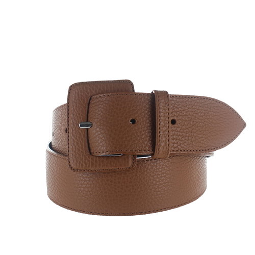  H.A.N. Veronique | Brede damesriem 4,5cm | Lichtbruin 