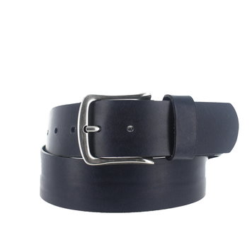 Blauwe lederen heren riem, JOB86, Leandro