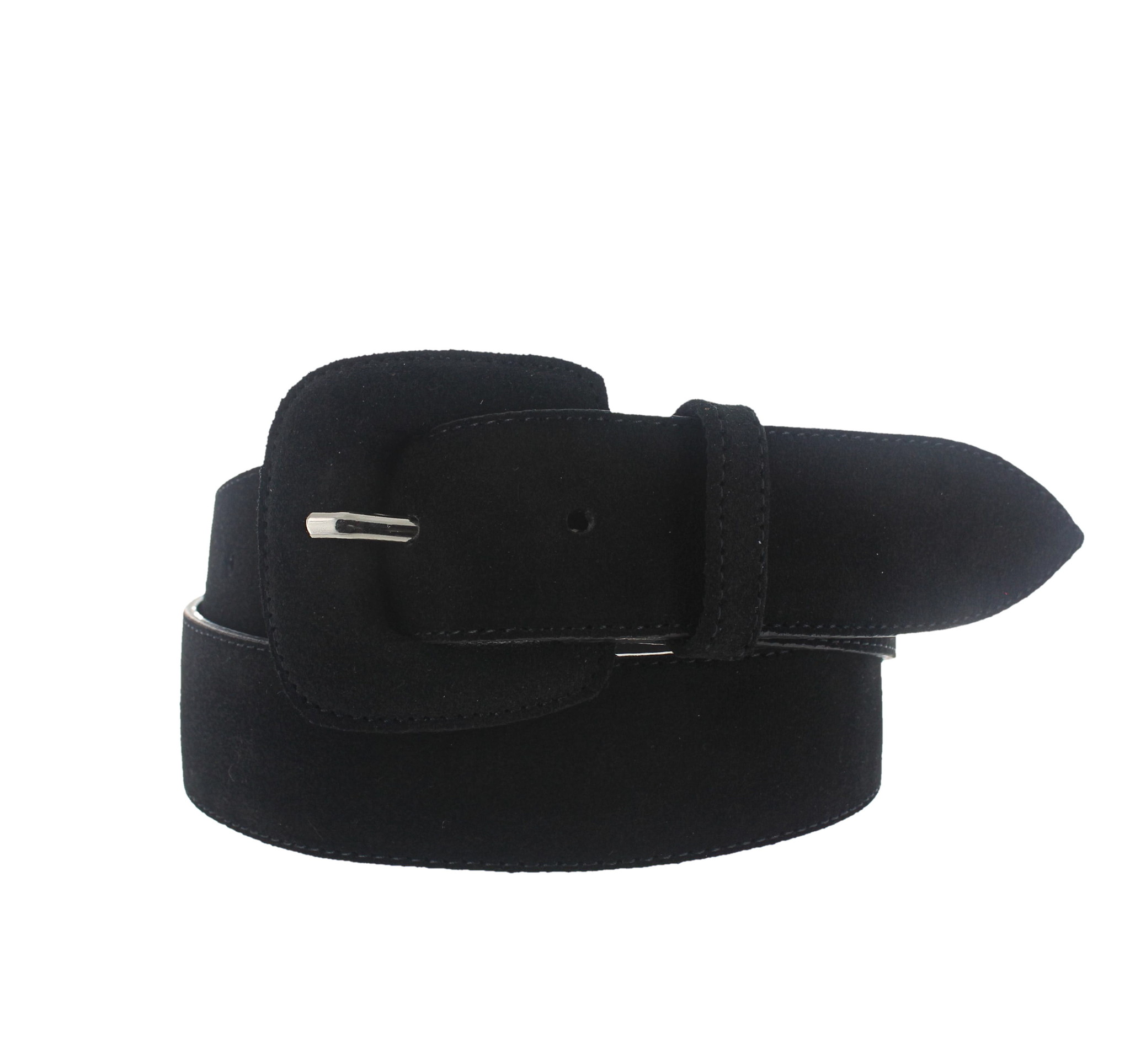 H.A.N Yasmine | Suède damesriem 4cm | Zwart