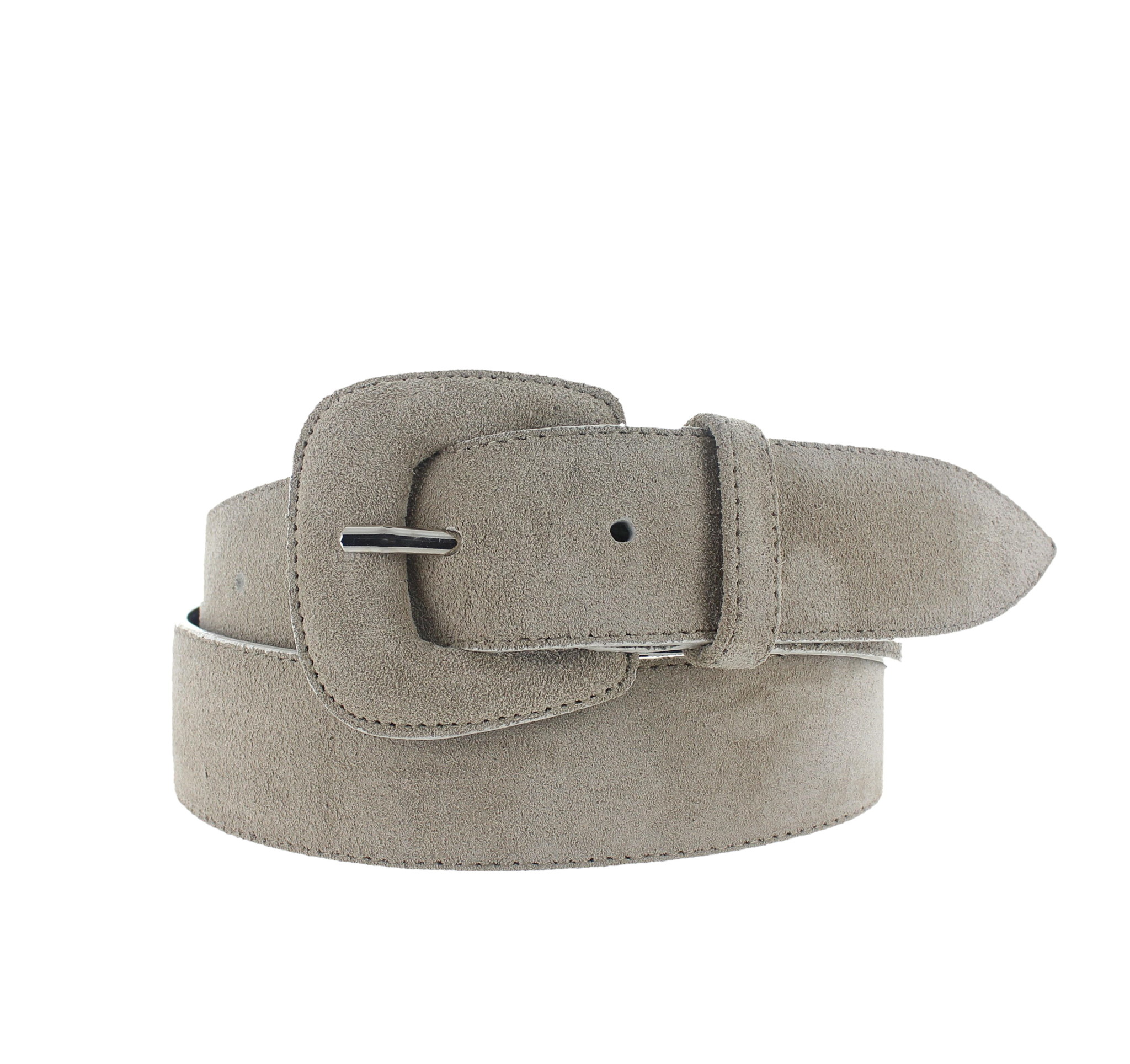 H.A.N Yasmine | Suède damesriem 4cm | Beige