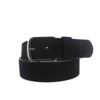 Massimo | Brede suède riem 4,5cm | Zwart