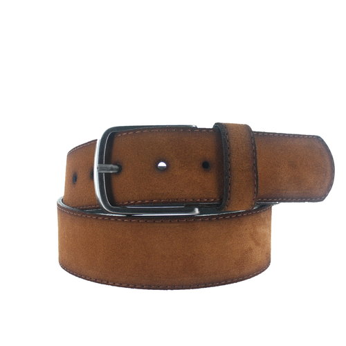  JOB86 Massimo | Brede suède riem | Cognac 