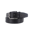 JOB86 Exclusieve python riem 4cm | Zwart