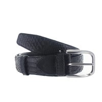 Exclusieve python riem | Zwart