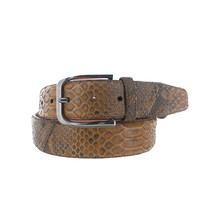 Exclusieve python riem 4cm | Naturel