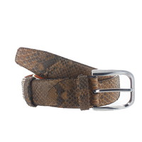 Exclusieve python riem 4cm | Naturel