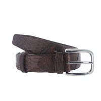 Exclusieve python riem 4cm | Bruin