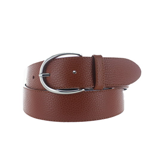  H.A.N. Charlotte | Lederen damesriem 4cm | Cognac 