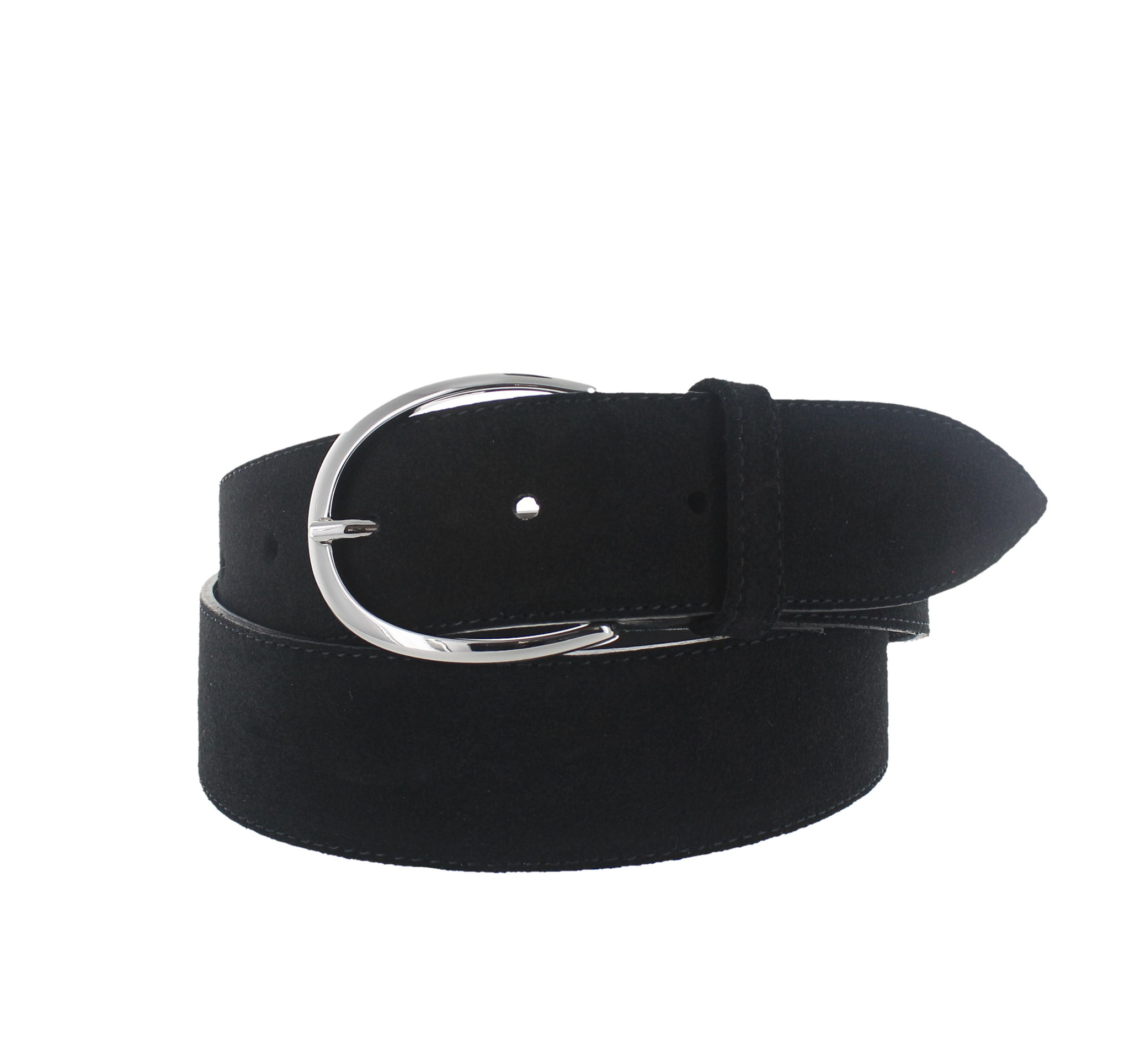 H.A.N Megan | Suède damesriem 4cm | Zwart