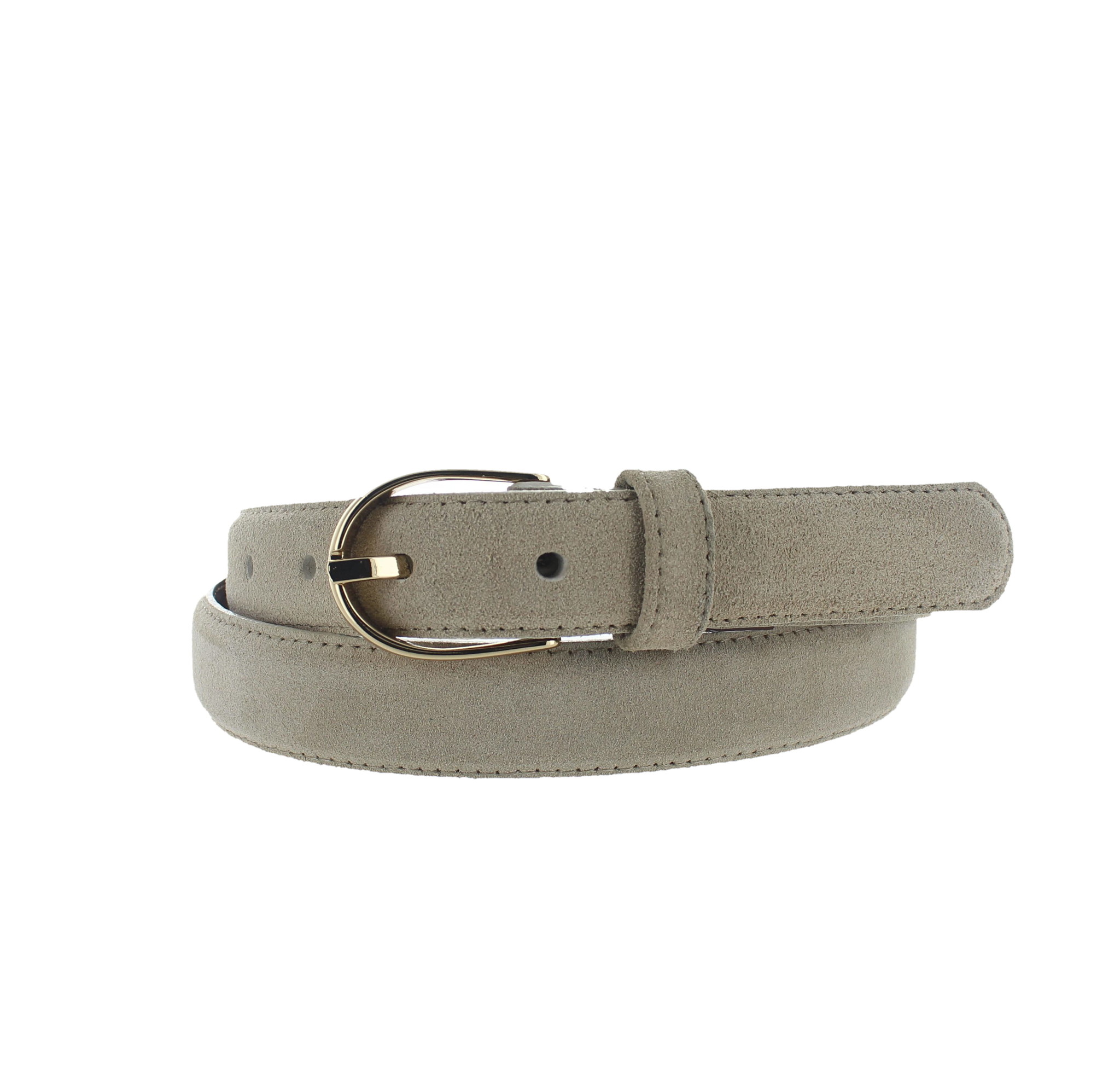 H.A.N Elena | Suède damesriem 2,5cm | Beige