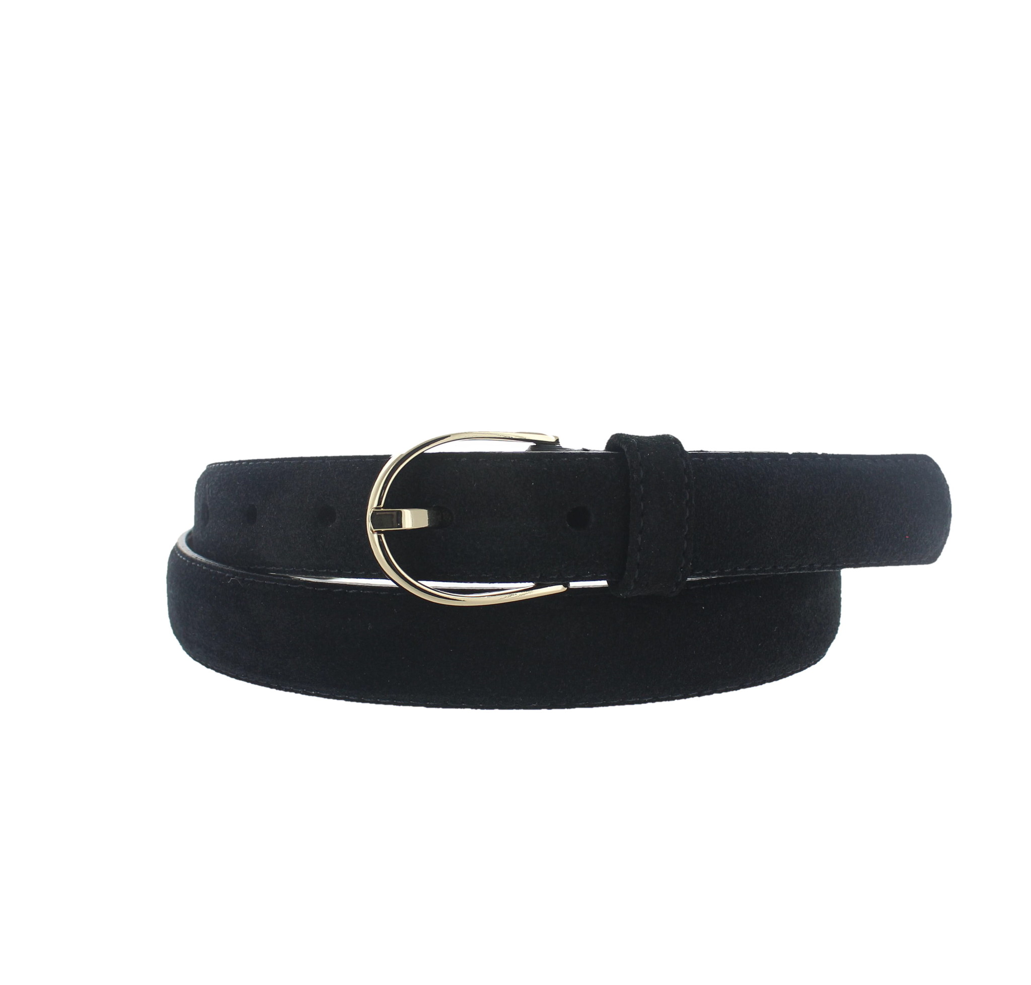 H.A.N Elena | Suède damesriem 2,5cm | Zwart