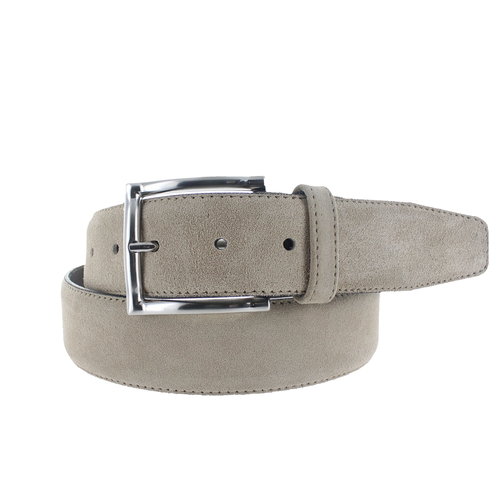  BRADBURY Hugo | Suede herenriem 4cm | Beige 