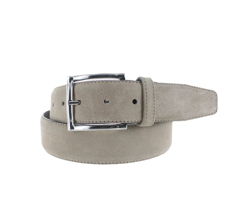 Hugo | Beige suède  herenriem