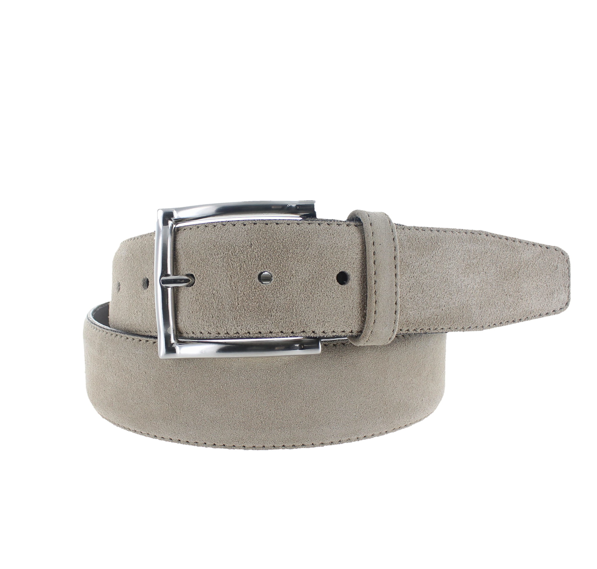 BRADBURY Hugo | Suède herenriem 4cm | Beige