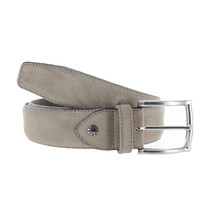 Hugo | Suède herenriem 4cm | Beige