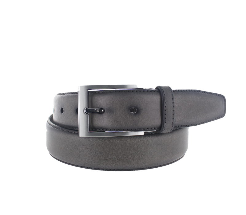 Giulio | Classic leren riem 3,5cm | Grijs