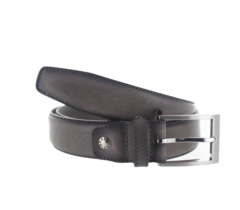Giulio | Classic leren riem 3,5cm | Grijs