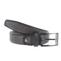Lucas | Lederen herenriem 3,5cm | Grijs