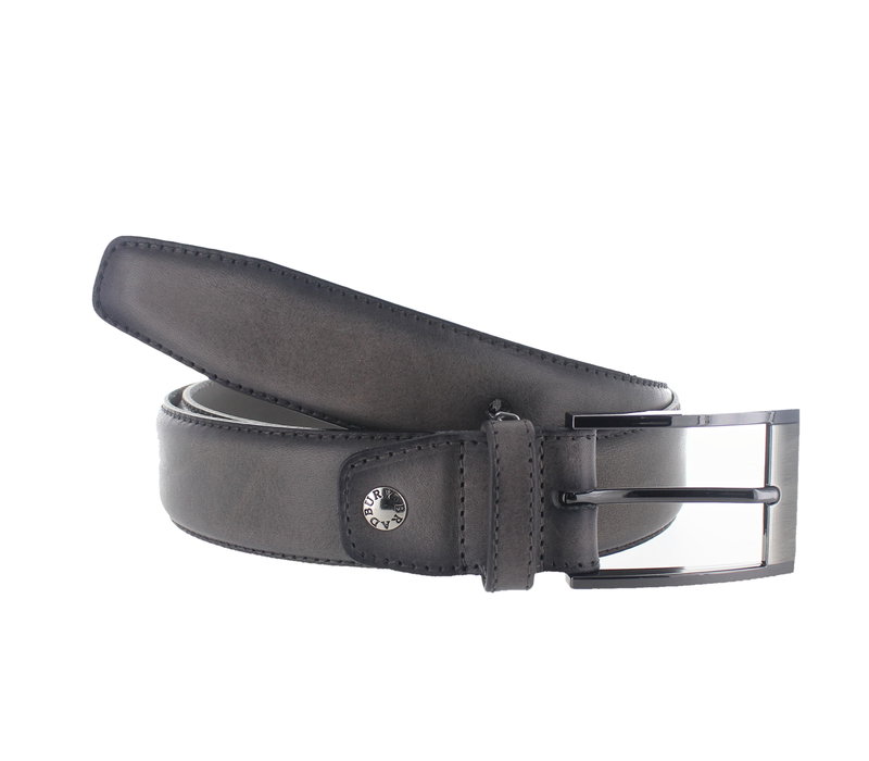 Lucas | Lederen herenriem 3,5cm | Grijs