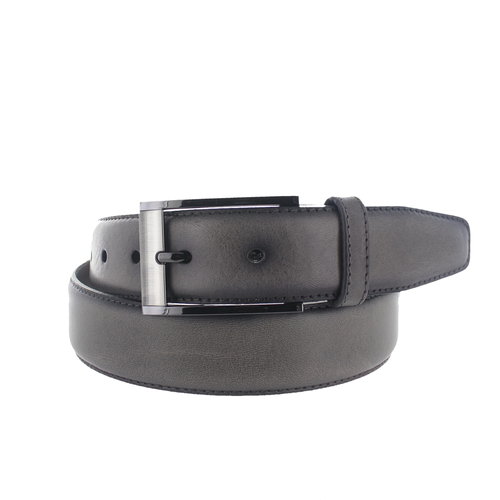  BRADBURY Lucas | Lederen herenriem 3,5cm | Grijs 