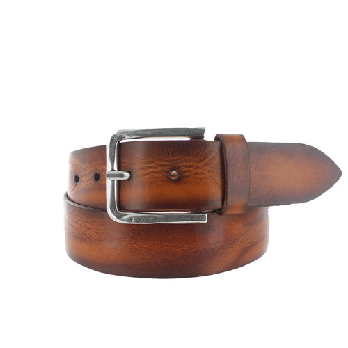  JOB86 Gino | Leren jeansriem 4cm | Cognac 