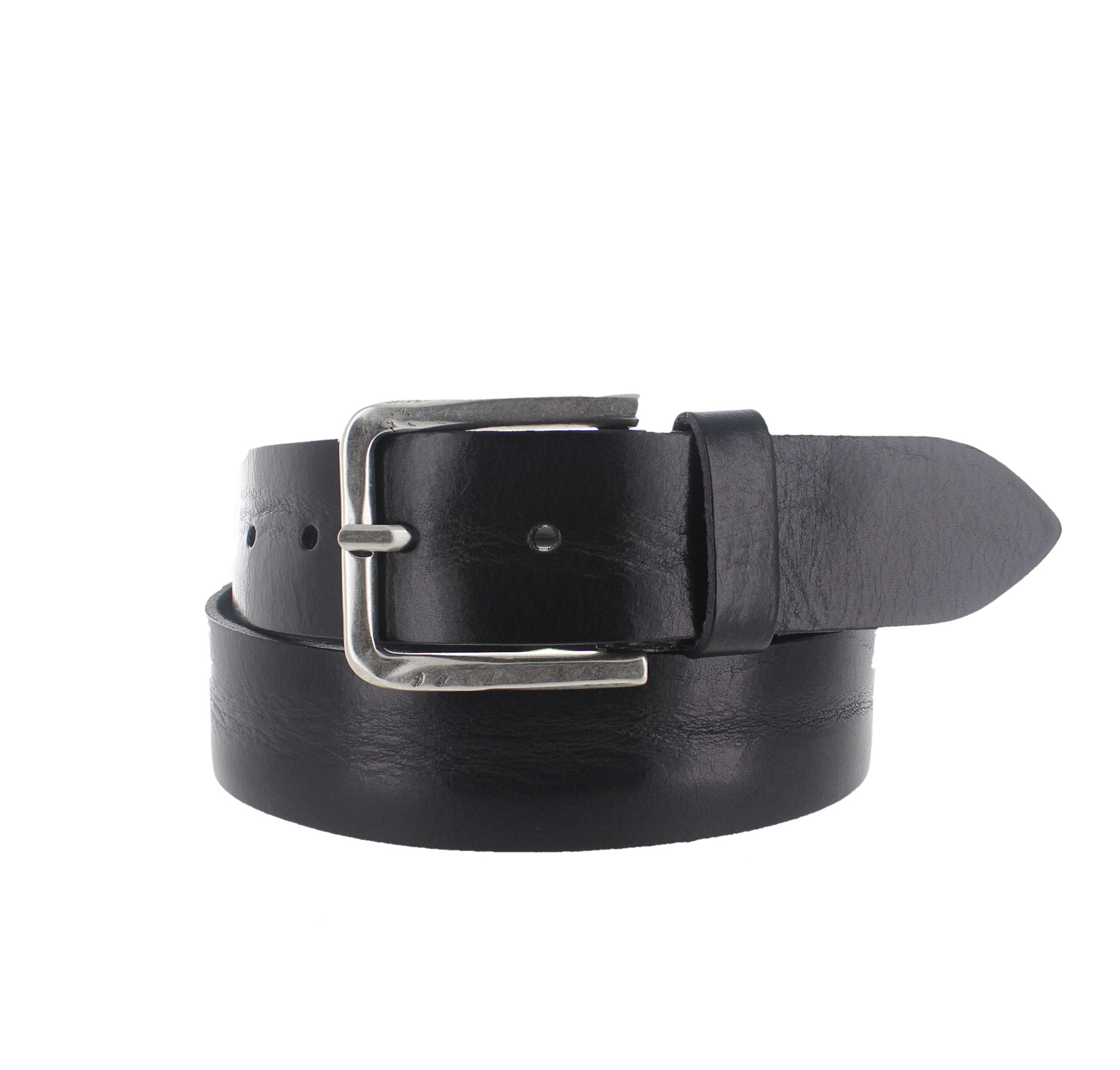 JOB86 Gino | Leren jeansriem 4cm | Zwart