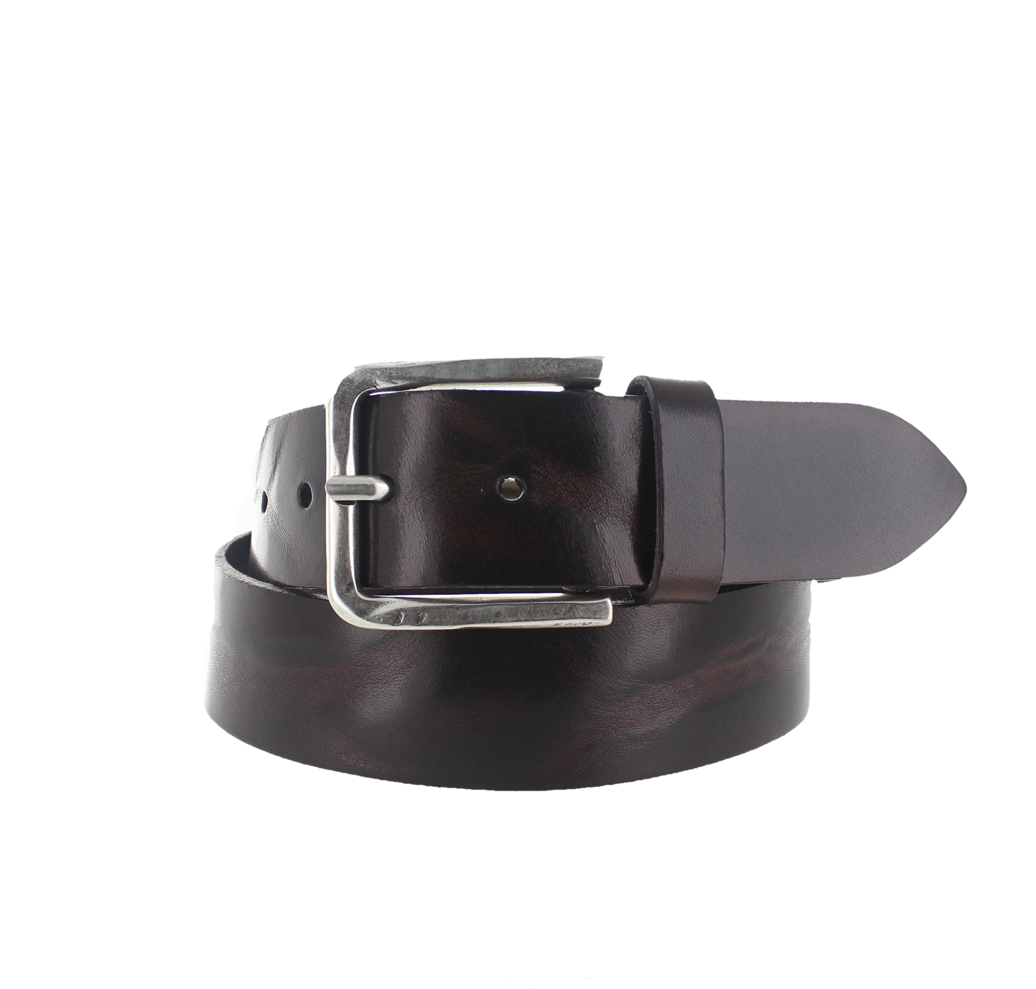 JOB86 Gino | Leren jeansriem 4cm | Donkerbruin