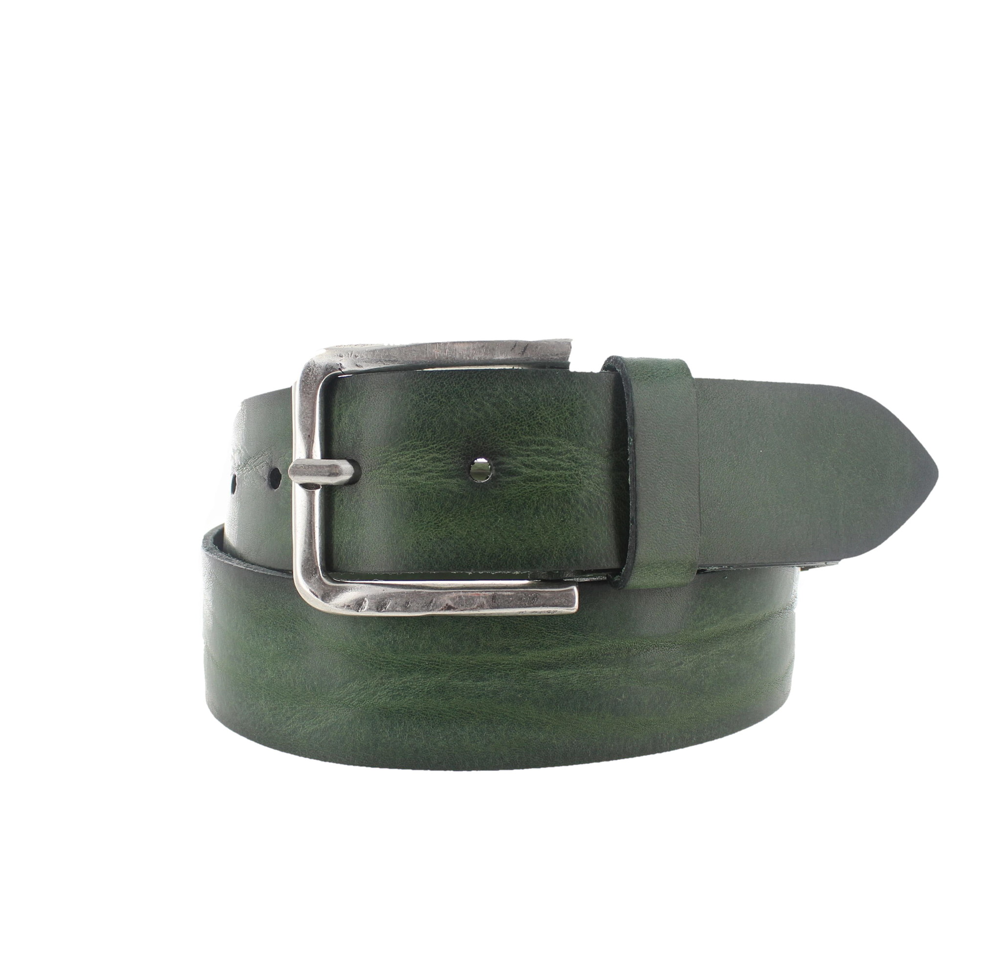 JOB86 Gino | Leren jeansriem 4cm | Groen