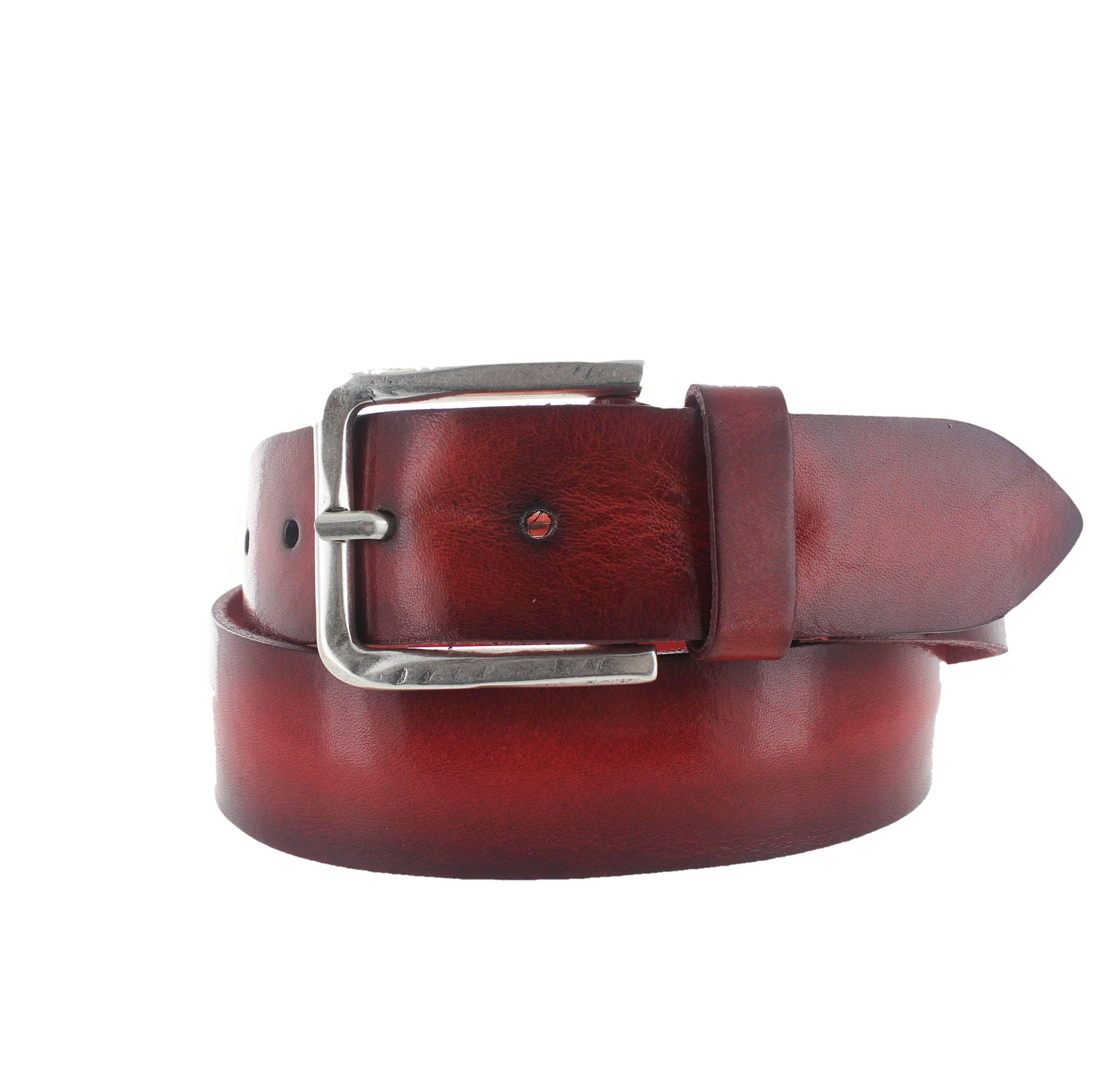 JOB86 Gino | Leren jeansriem 4cm | Rood