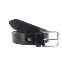 Gino | Leren jeansriem 4cm | Zwart