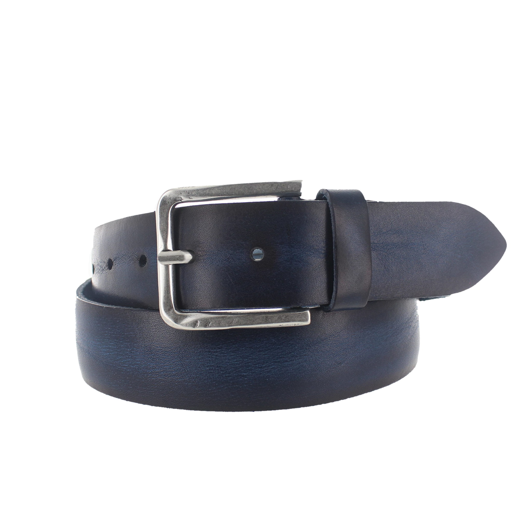 JOB86 Gino | Leren jeansriem 4cm | Blauw