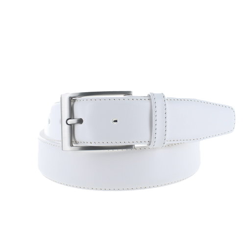  BRADBURY Giulio | Classic leren riem 3,5cm | Wit 
