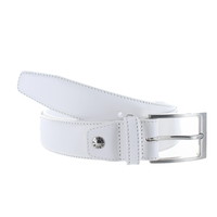 Giulio | Classic leren riem 3,5cm | Wit