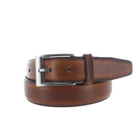 Giulio | Classic leren riem 3,5cm | Bruin