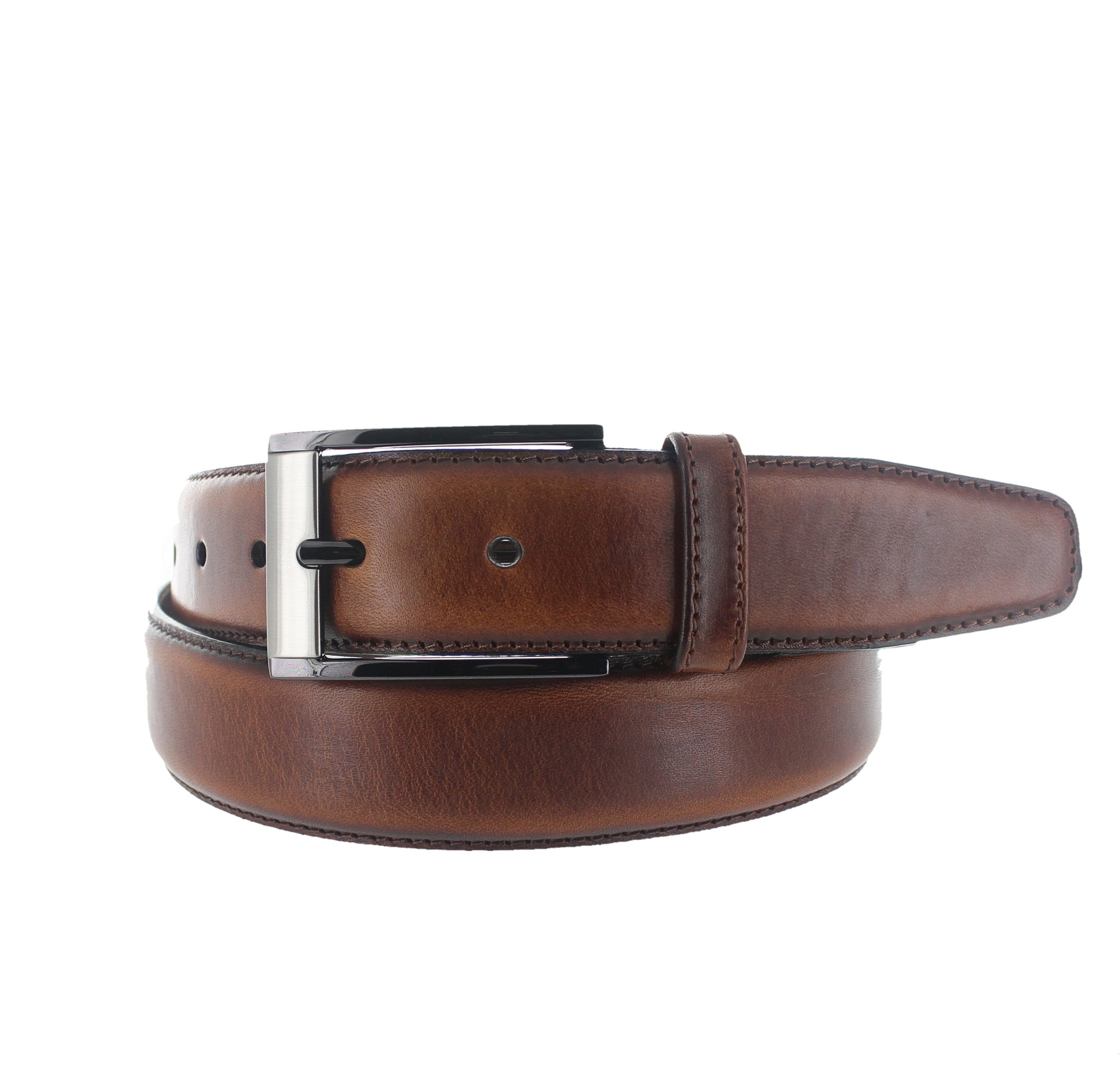 BRADBURY Lucas | Lederen herenriem 3,5cm | Bruin