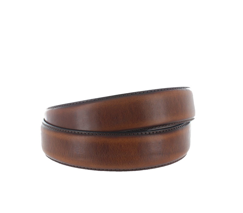 Lucas | Lederen herenriem 3,5cm | Bruin