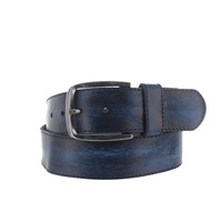 Pedro | Stoere jeansriem | Blauw