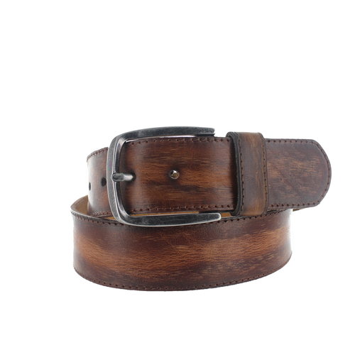  JOB86 Pedro | Stoere jeansriem 4,5cm | Bruin 