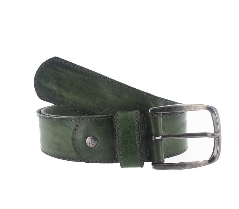 Pedro | Stoere jeansriem | Groen