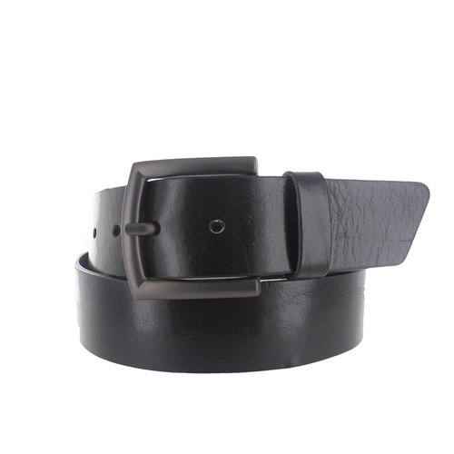  JOB86 Gerodi | Zwarte lederen jeansriem 